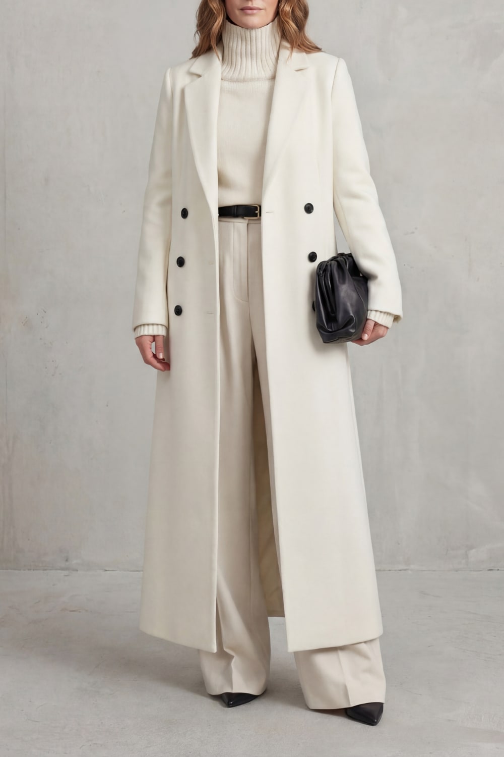 Women's Long Tailored Coat, Classic Fit & Timeless Warmth 10