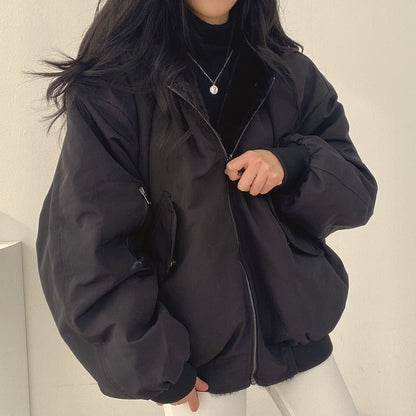 Women's Reversible Hooded Jacket, 2-in-1 Autumn & Winter Jacket 5