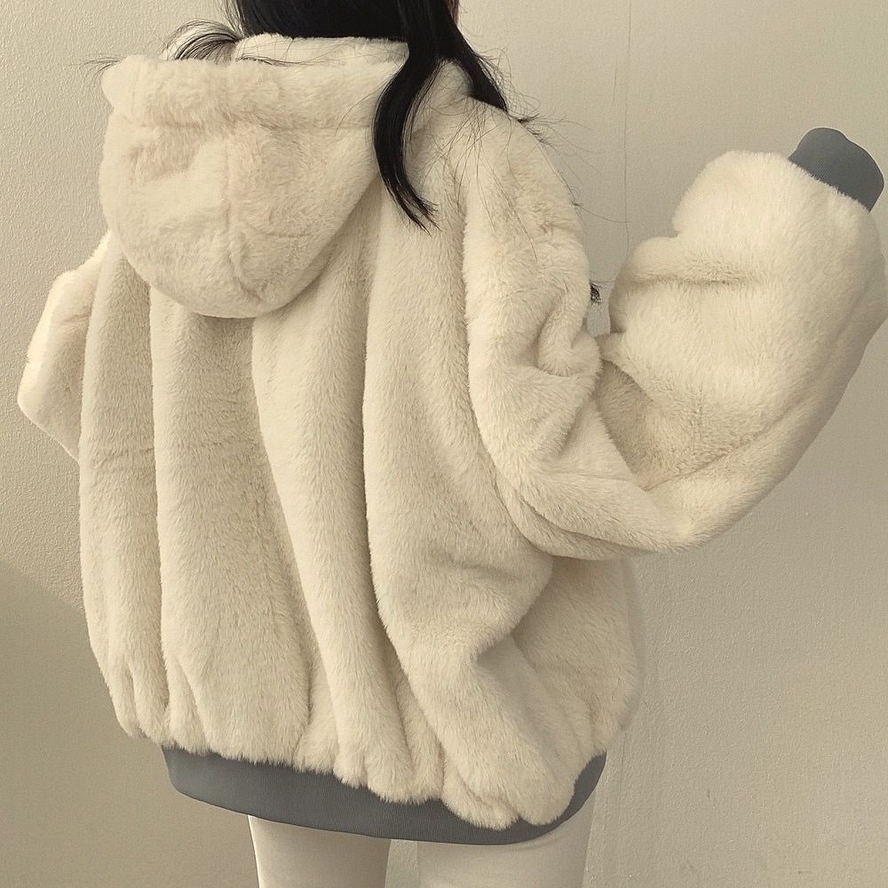 Women's Reversible Hooded Jacket, 2-in-1 Autumn & Winter Jacket 8
