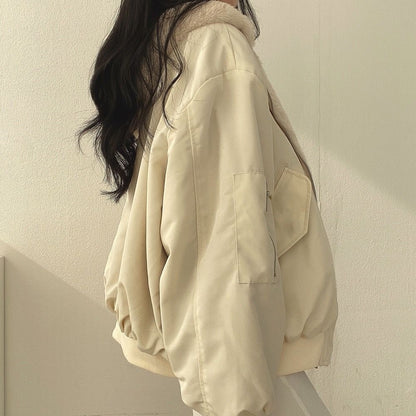 Women's Reversible Hooded Jacket, 2-in-1 Autumn & Winter Jacket 9
