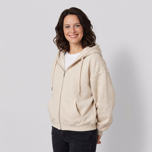 Zip Up Hoodie Oversized Relaxed Fit Hooded Sweatshirt 1
